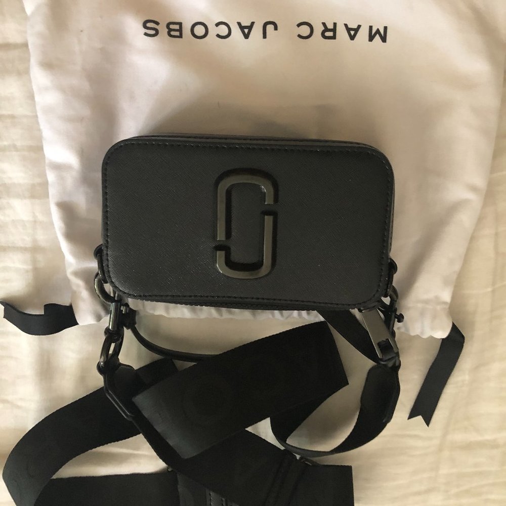 Small camera-style bag in Saffiano leather